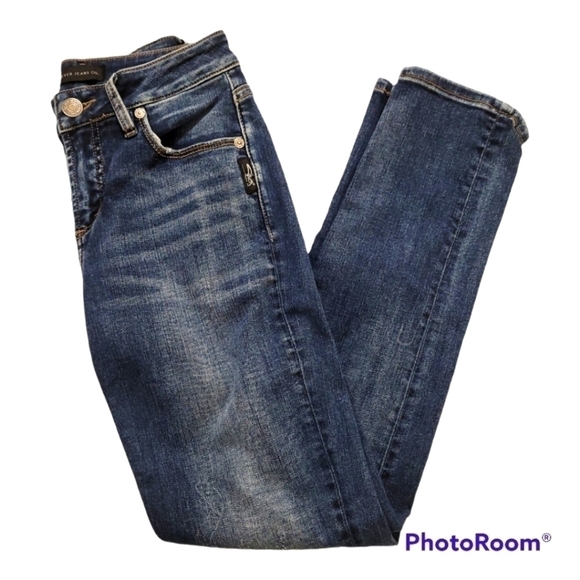 SILVER jeans Avery slim medium wash jeans - Picture 2 of 7